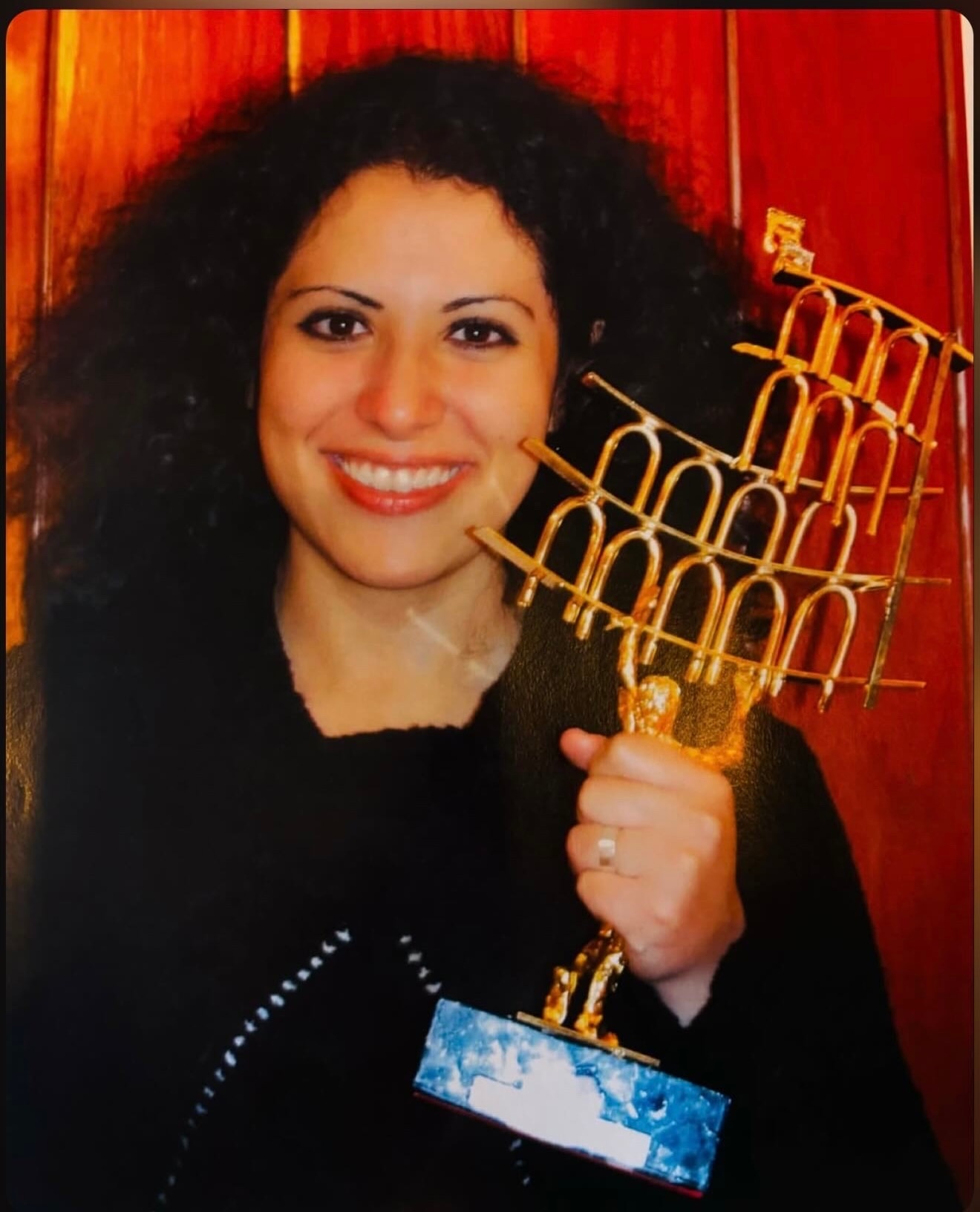María Katzarava con premio dorado